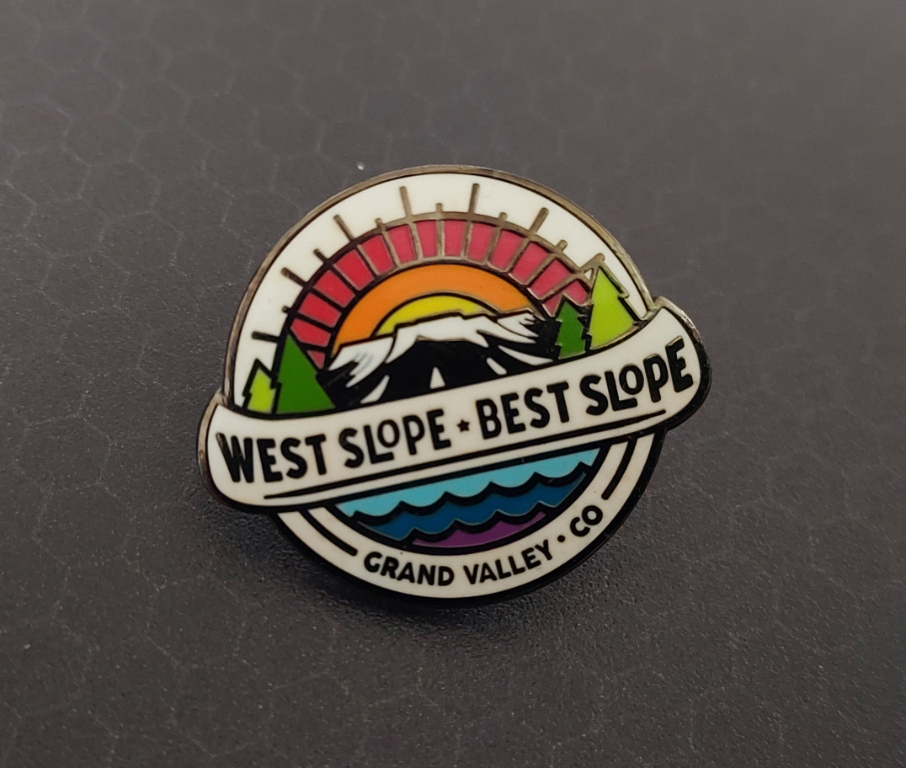 Enamel "West Slope Best Slope" Pin